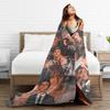 Jacob Elordi Actor Photo Collage Blankets Travel Office Flannel Throw Blanket For Outdoor Warm Soft Quality Bedspread Gift Idea
