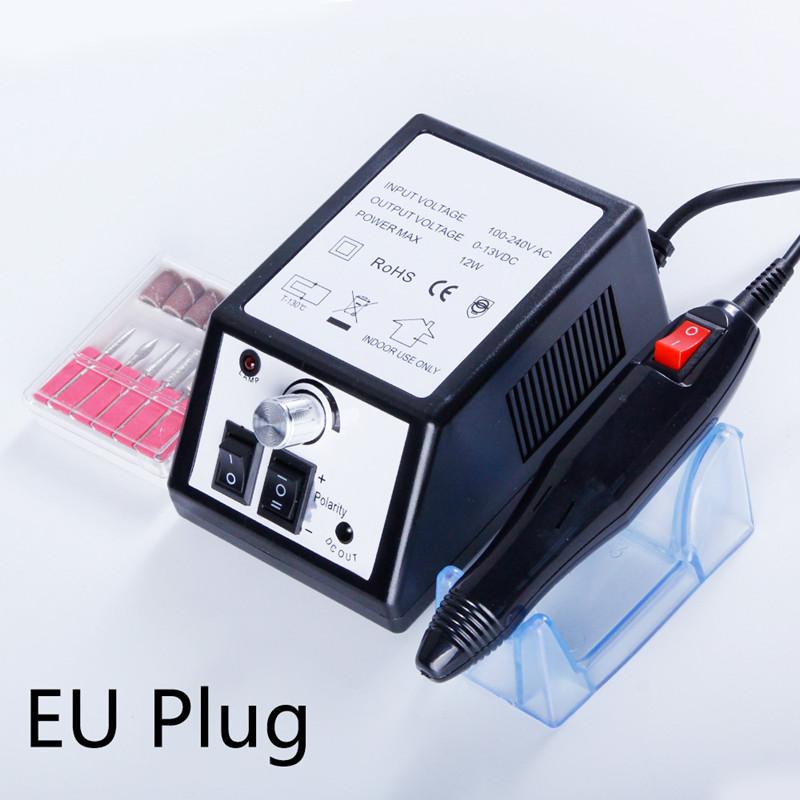 12W vrtačka na nehty Elektrický stroj na manikúru 20000 ot./min. Pilník na nehty se strojem na manikúru a pedikúru Speed Nástroje na nehty