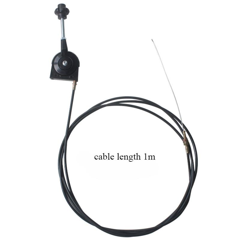 Excavator Manual Throttle Control for Harvester Tractor Ship Manure Spreader Throttle Cable Assembly Self-locking Controller