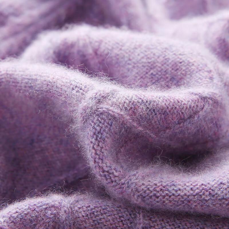 Comom Boca Women's 100% Cashmere Turn-down Collar Sweater