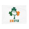 Ireland Rugby TEAM Blankets Soft Warm Flannel Throw Blanket Cover for Bed Living room Picnic Travel Home Sofa