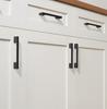 Pack of 10 Brushed Brass Gold 3-Inch Square Cabinet Pulls Solid Metal Drawer Handles for Kitchen Cupboards Dressers Vanities with Smooth Polished Edg