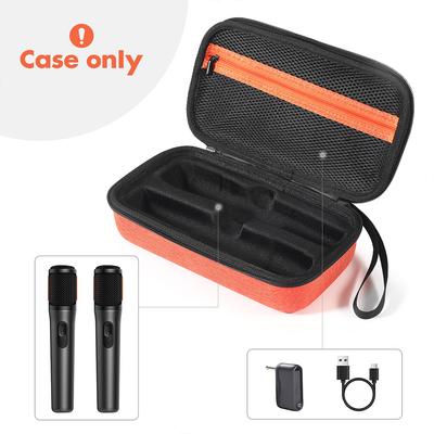 Dla JBL PartyBox Bezprzewodowy System Dwóch Mikrofonów Bezprzewodowe Etui na Mikrofony Ręczny Podwójny Mikrofon Torba Podróżna do Śpiewania Karaoke
