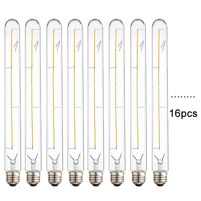 Vintage 4000K 110V 220V 6W T300 LED Filament Bulb 2700K 6000K Long Tubular 120V 240V T30 E26 E27 30cm 300mm Edison Tube Bulb