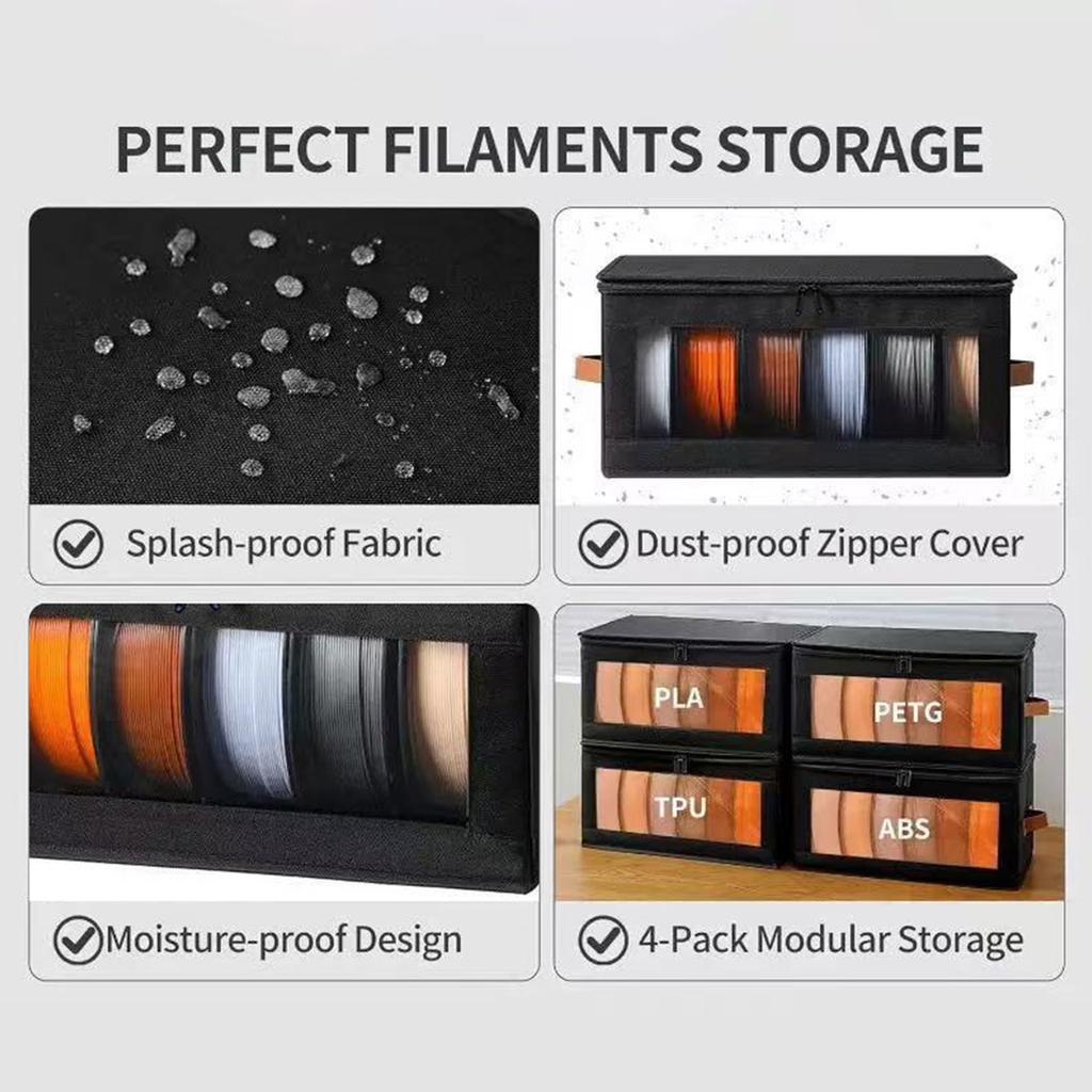 3D Printer Filament Storage Containers Filament Dehumidifier Storage Cabinet for 3D Printing Enthusiasts Home Studio Workshop