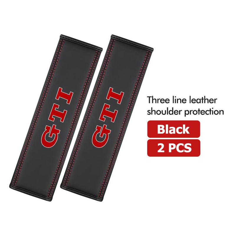 For Volkswagen VW Car Safety Belt Cover Adjustable Shoulder Strap Protector Pad Scirocco Jetta Beetle Golf 4 5 6 Passat Polo B5 JJ2