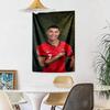 Cristiano Ronaldo Wall Decor Tapestry Art For Pet Memorial Birthdaywedding Party Backdrop Family Gift