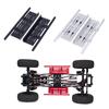 2 Pcs Aluminum Alloy Rock Sliders Adjustable Side Step Armor for 1/10 RC Crawler Car SCX10 I II TRX4 Wrangler Upgrade Parts