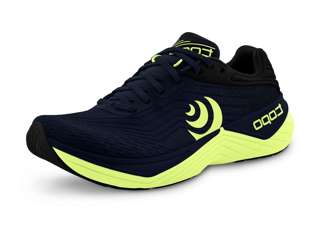 Running Shoes ULTRAFLY 5 MENS Cm [Topo Athletic] (Ultrafly 5) Navy/Lime 27.5