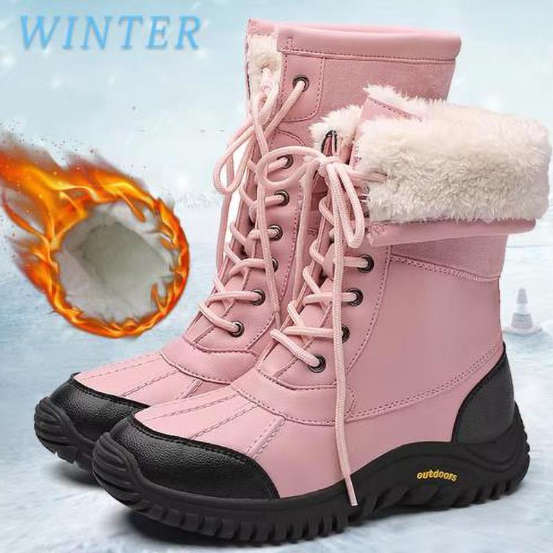 Snow Boots Women Waterproof Comfortable Ladies Rain Shoes Keep Warm Winter Boots Outdoor Ankle Boots