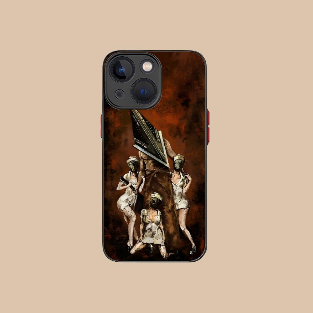 Mobile Silent Hill Phone Case for iPhone 16 15 14 13 12 11 X XR XS 8 7 Pro Max Plus Mini Colour Printing Silicone Cover Pretty