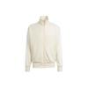Originals Embroidered Logo Zip-Up Stand Collar Jacket Men Jacket White IR9892