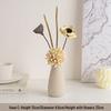 Cream Style Decorative Vases for Living Room, Bedroom, or TV Cabinet with Dried Flowers