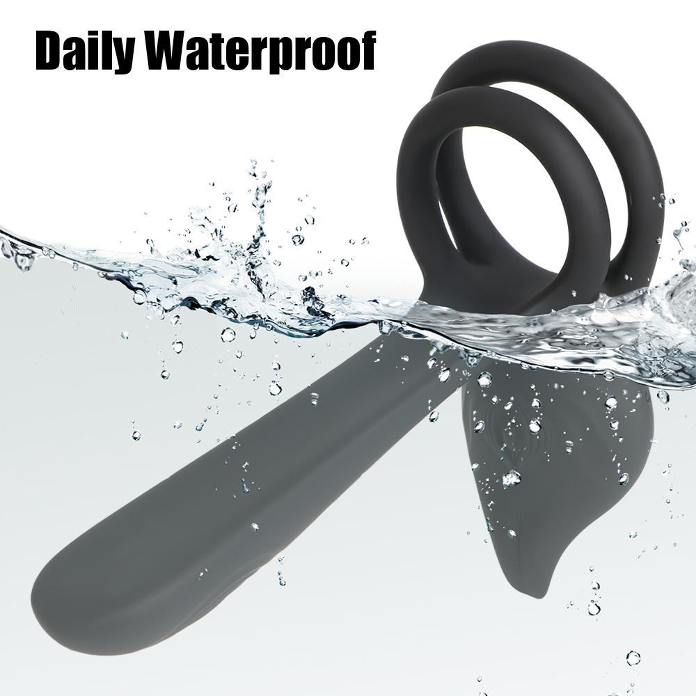Mit Penisring Vagina G-Punkt-Massagegerät Sexspielzeug Vibrator 10 Geschwindigkeiten Masturbation Fernbedienung Cockring Pensring