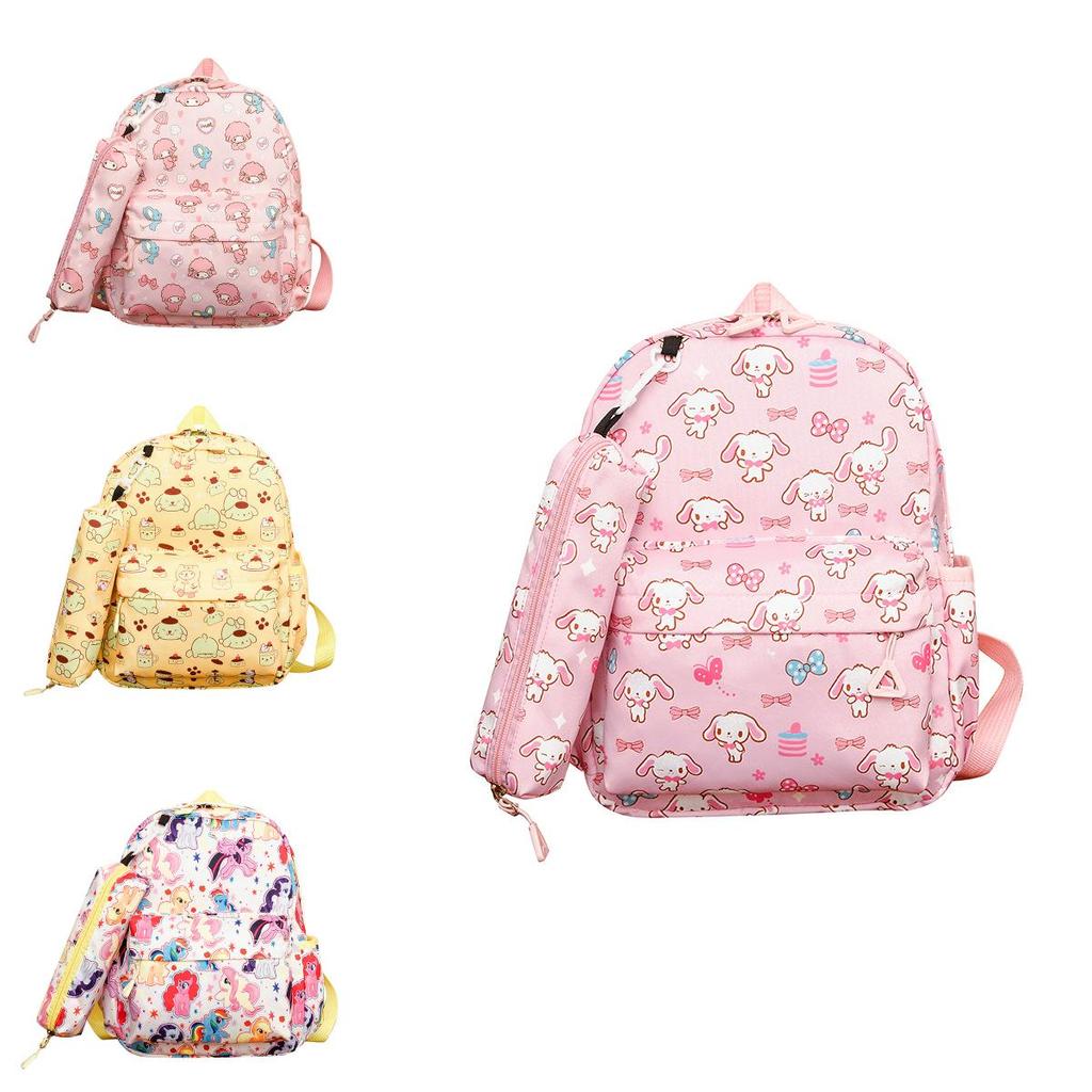 Children Backpack With Pony My Melody Pompompurin Rabbit Sheep Horse Pattern For School Use
