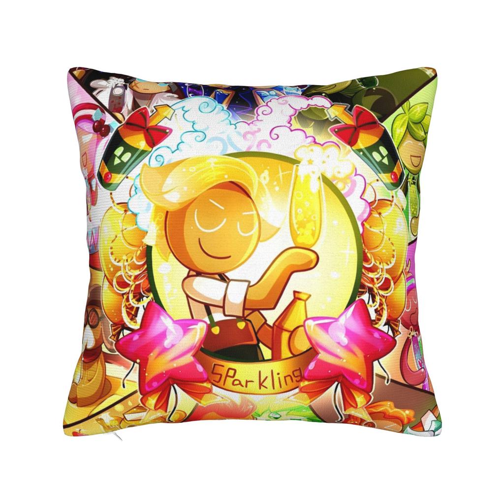 Decorative Pillowcase Cookie Run Kingdom Accessories Home  Throw Pillow Case Cover Square Multi-Size