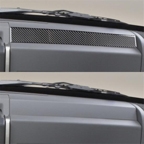 For Jeep Liberty 2008-12 Carbon Fiber Interior Passenger Dashboard Cover Trim