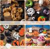 12PCS Halloween Cookie Cutter Stainless Steel Cartoon Cookie Mold Pumpkin Bat Ghost Spider Web Baking Molds Kitchen Baking Tools