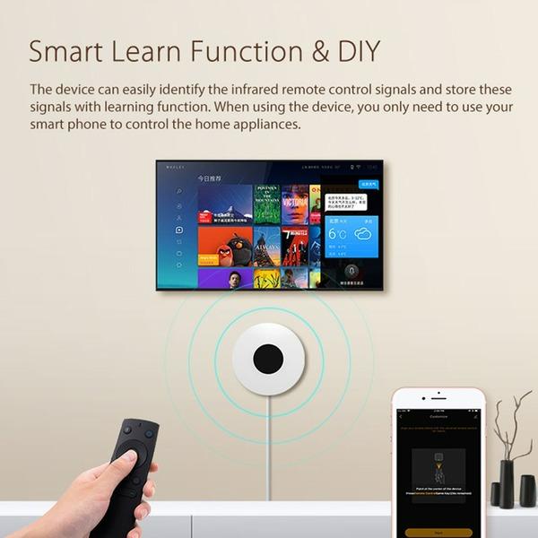 Universal WiFi Tuya Smart IR Remote Controller APP Remote Control Works With Alexa Google Home Smart Home Automation