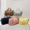 Fashionable Lightweight Gym Bag with Shoe Compartment – Large Capacity Crossbody and Handheld Travel Bag