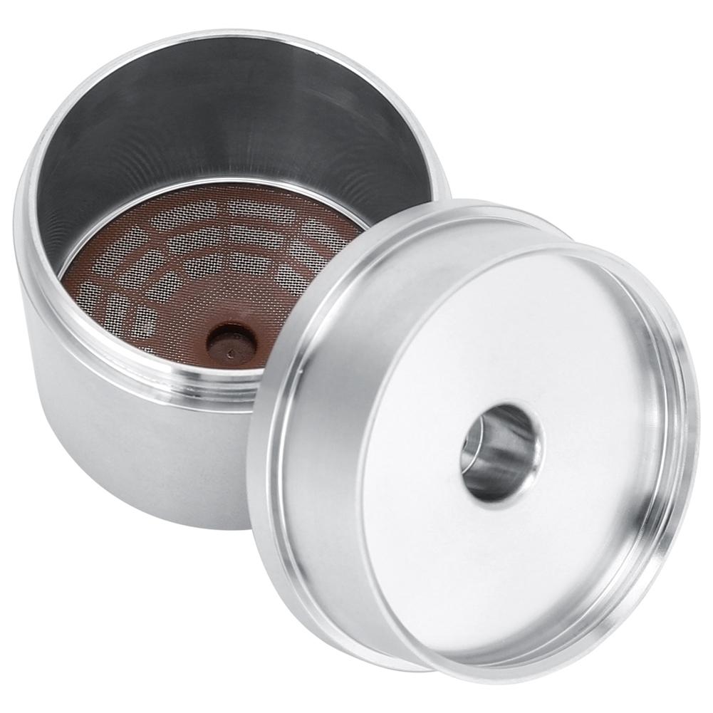 Kaffeefilter aus Edelstahl Gefüllte Kaffeemaschine Wiederverwendbare Kapselhülle Recycelter Filter
