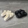Comfortable shoes for stepping on shit~ Platform-soled bread sandals for women's outer wear 2025 summer new outer wear casual open-toed slippers fo