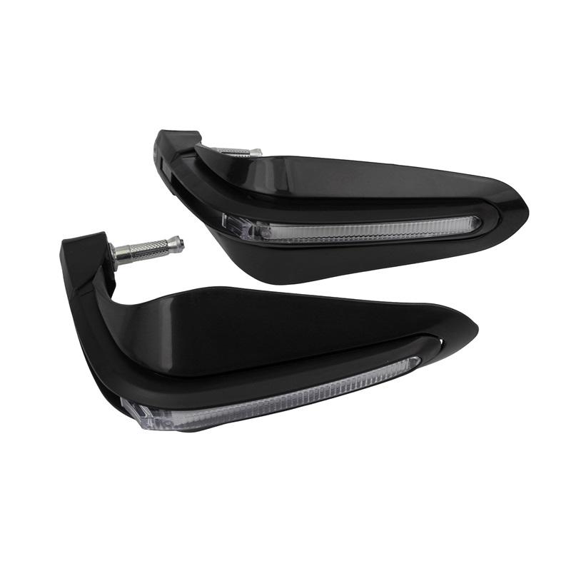 Motorcycle Hand Guard LED Turn Signal Lights Handguard Covers For Most Diameter Handlebar ATV Enduro Motocross Scooters Moped