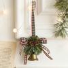 Bronze Pinecone Bell Pendant Retro Christmas Tree Hanging Bells  Garden Decor