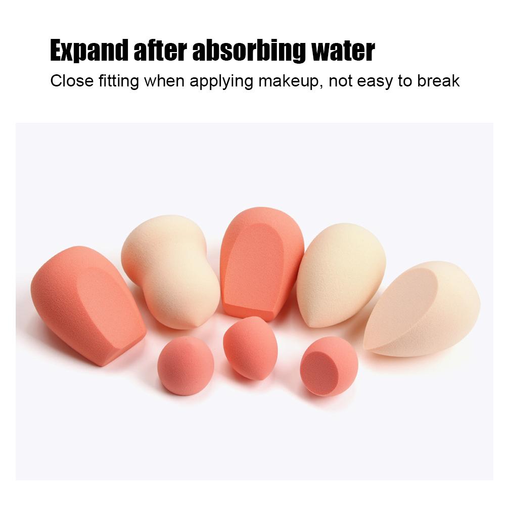 8pcs Makeup Sponge Wet Dry Dual Use Makeup Soft Powder Puff Makeup Tool