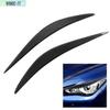 Car Headlamp Carbon Fiber Eyelashes Sticker Decor For 2014-20 INFINITI Q50