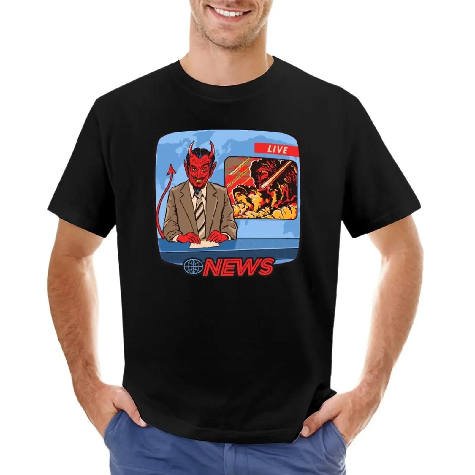 

Breaking News TShirt animal prinfor boys funnys mens workout shirts 4XL