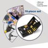 16 Pieces Car Repair Tools Set Ratchet Spanner Screwdriver Outdoor Carrying Metal Automobile Repairing Plier Accessories