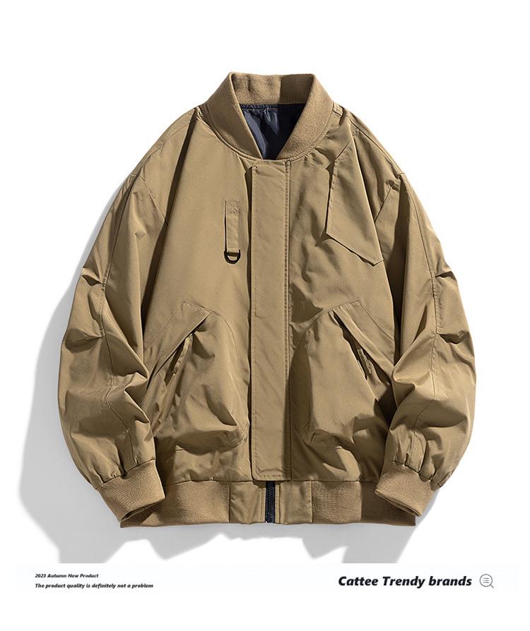 2024 Spring & Autumn Plus Size Men's Trendy Workwear Jacket (M-8XL)