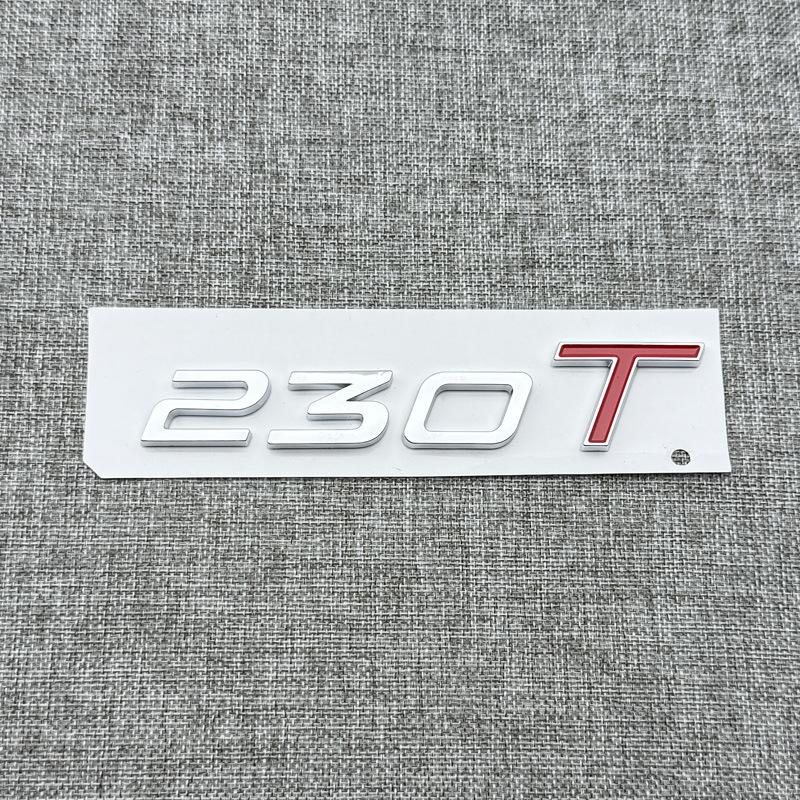 3D ABS 230T 300T 390T 400T Tailgate7/8 Car Letters Logo Emblem Trunk Badge Sticker For Omoda C5 E5 Trunk letter label Alphabet Tailgate sign