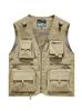 Gilet da Pesca da Uomo Multi-tasche in Rete ad Asciugatura Rapida - Giacca Casual da Esterno per Primavera e Autunno