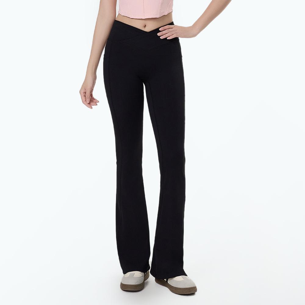 

Women s High-Waist Flared Yoga Pants - Butt Lifting, Quick-Dry, Bare Feeling for Running & Training Extra Large