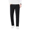 Men's Fleece-Lined Corduroy Pants - Slim Fit, Straight Leg, Business Casual for Autumn and Winter
