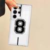 Hot FootBall Number Case for Samsung Galaxy S20 S25 Ultra S22 S21 S10 Plus Note 10 20 Ultra S24 FE S23 Soft Cover
