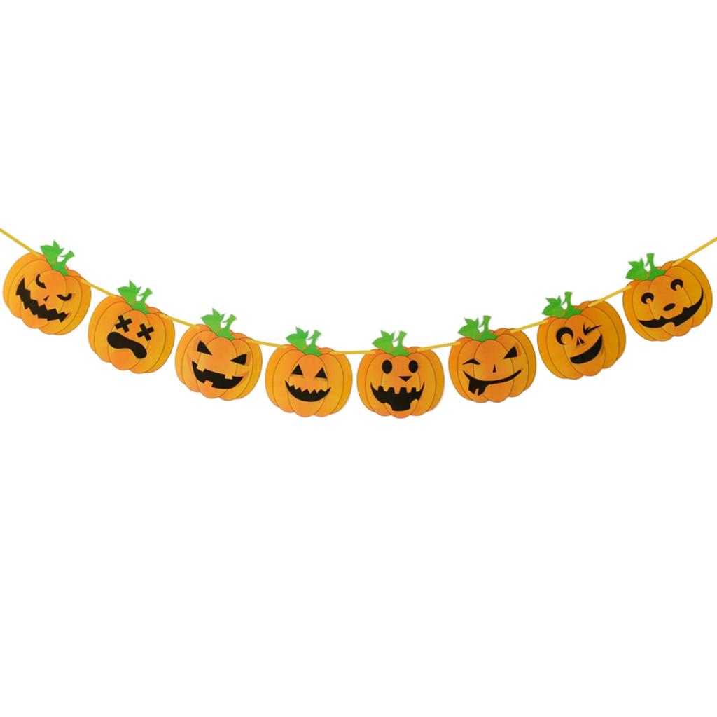 Halloween Kürbis Party Dekoration Hängende Fahne für Innen Außen