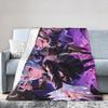 Singer V4Flower Vflower Chibi Flannel Blankets Winter  Super Soft Throw Blanket For Children Home Decor Bedspread Sofa Bed Cover
