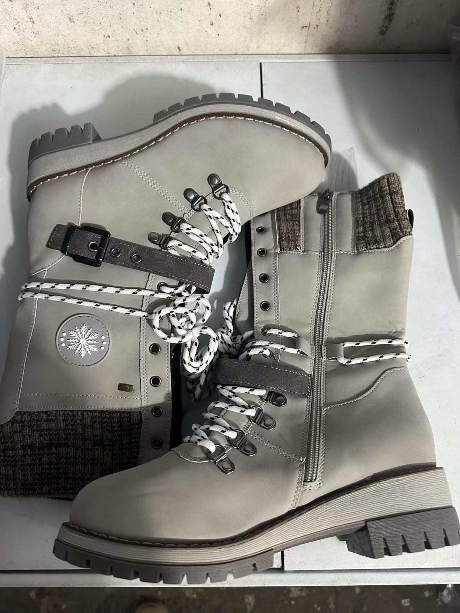 Женские зимние толстые теплые хлопковые снегоступы Высокие снегоступы 43