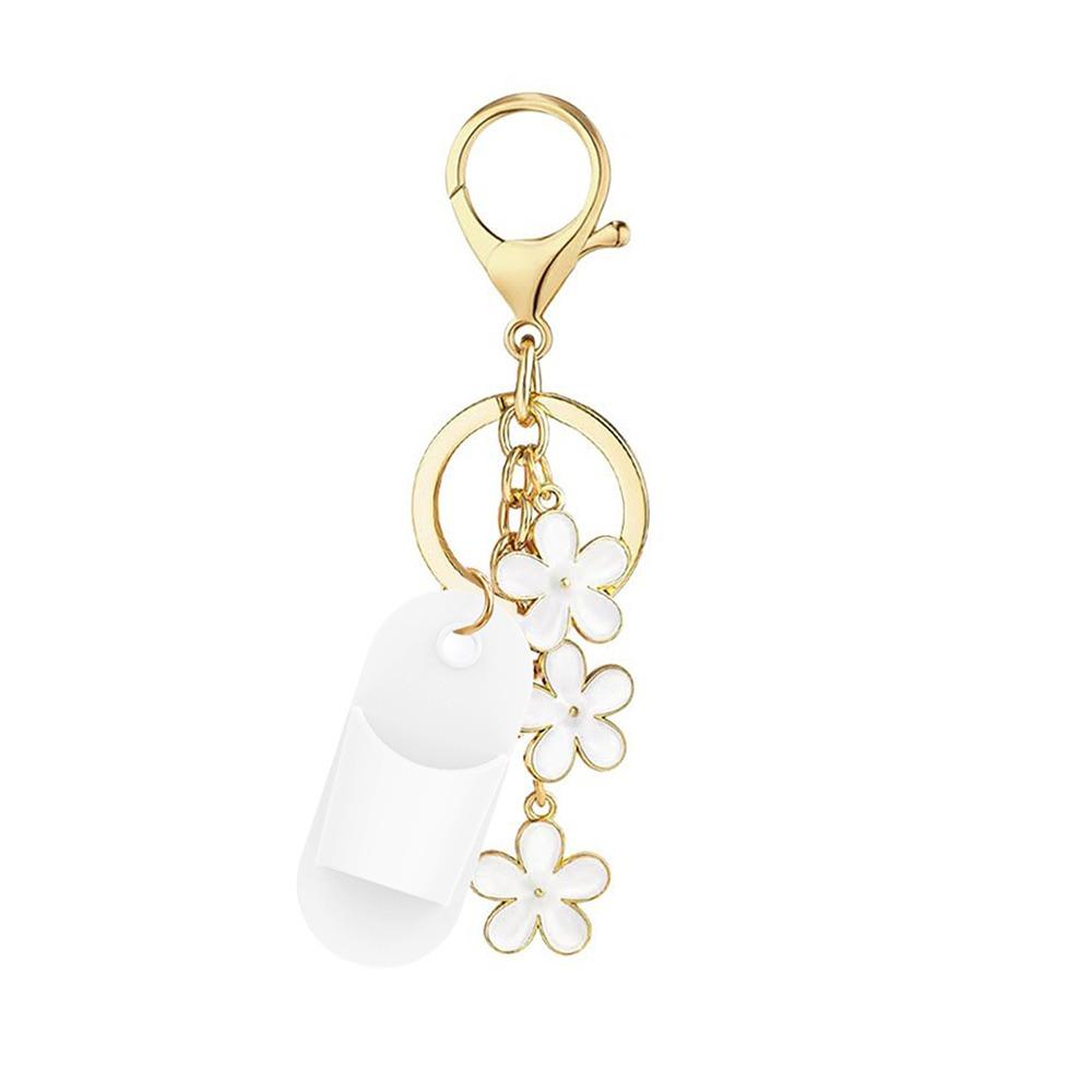 

Universal Keychain Holder Lightweight Lip Gloss Caps NEW Lip Balm Holder Daily Carry білий