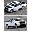 1/32 Scale Toyota Tundra Off Road SUV Pickup Truck Alloy Metal Diecast Car Model Sound & Light Adult Collectible Gifts Mini GT Present