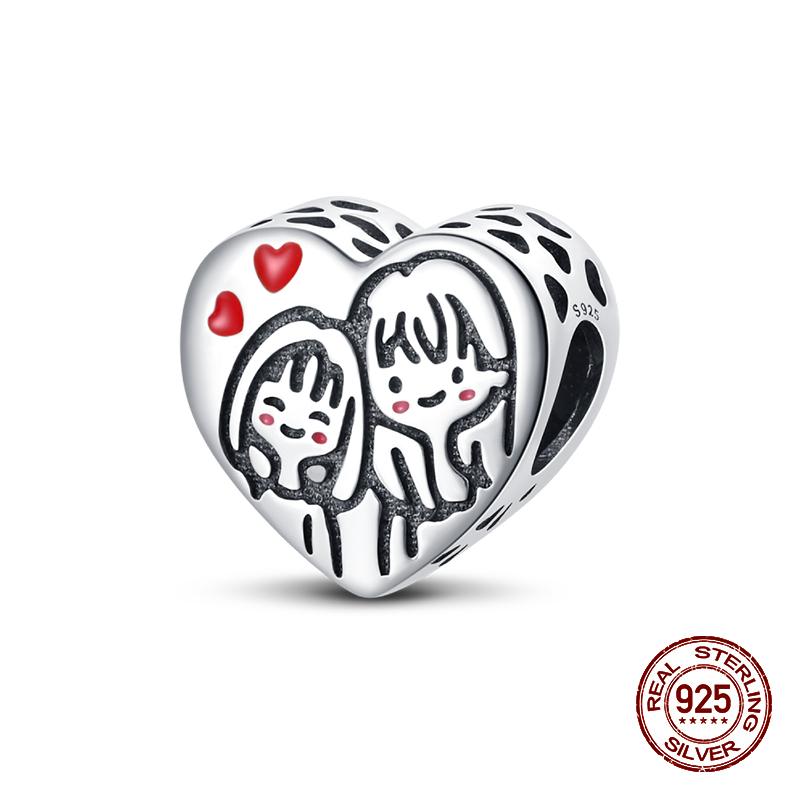 100% Copper Guitar Sax Headphones Musical Instrument Charms Beads Fit Pandachoriginal Bracelets Diy Jewelry