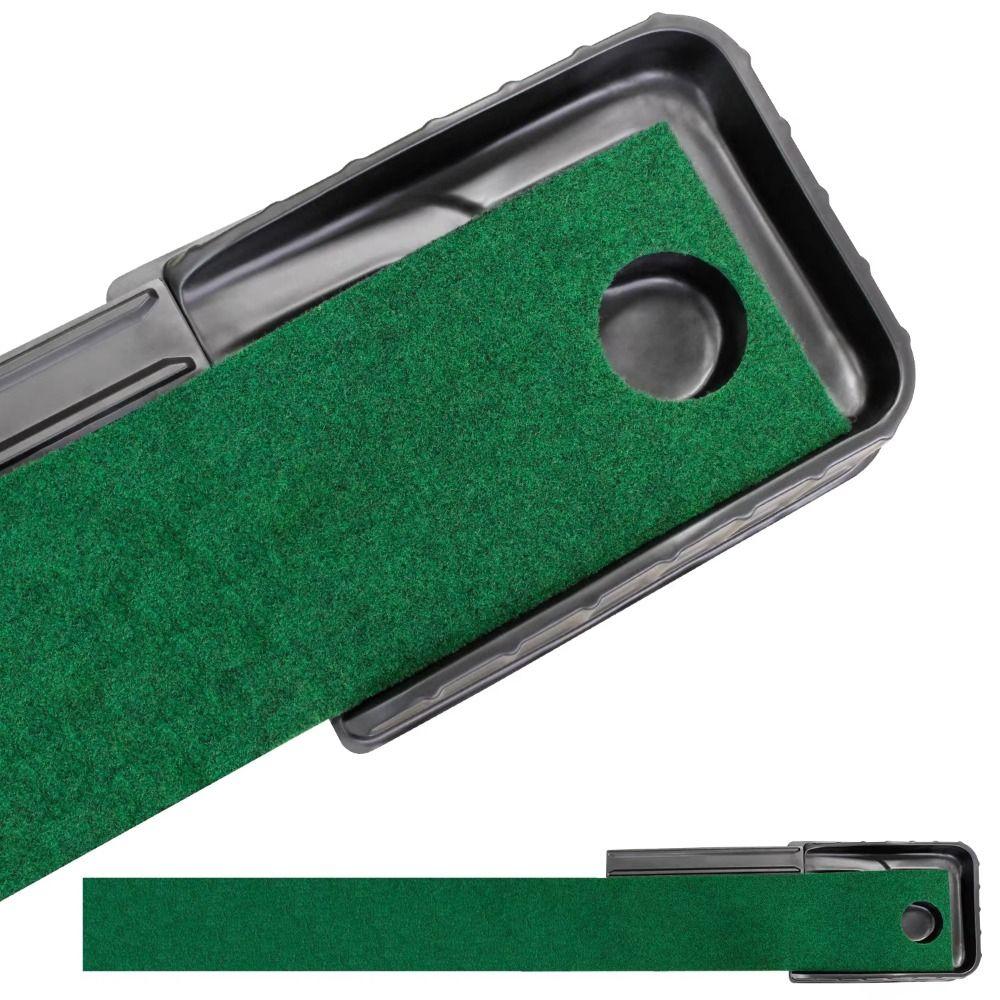 Fairway Trainer Putting Green Mat Practice Equipment Golf Putter Trainer Indoor and Outdoor