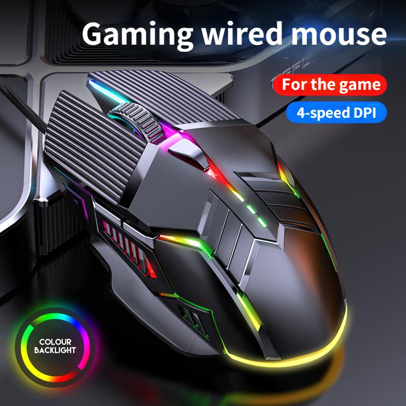 Wired Gaming Mouse USB Mouse Gaming RGB Gamer Mouse 6 Button LED Silent Mice For PC Laptop Computer