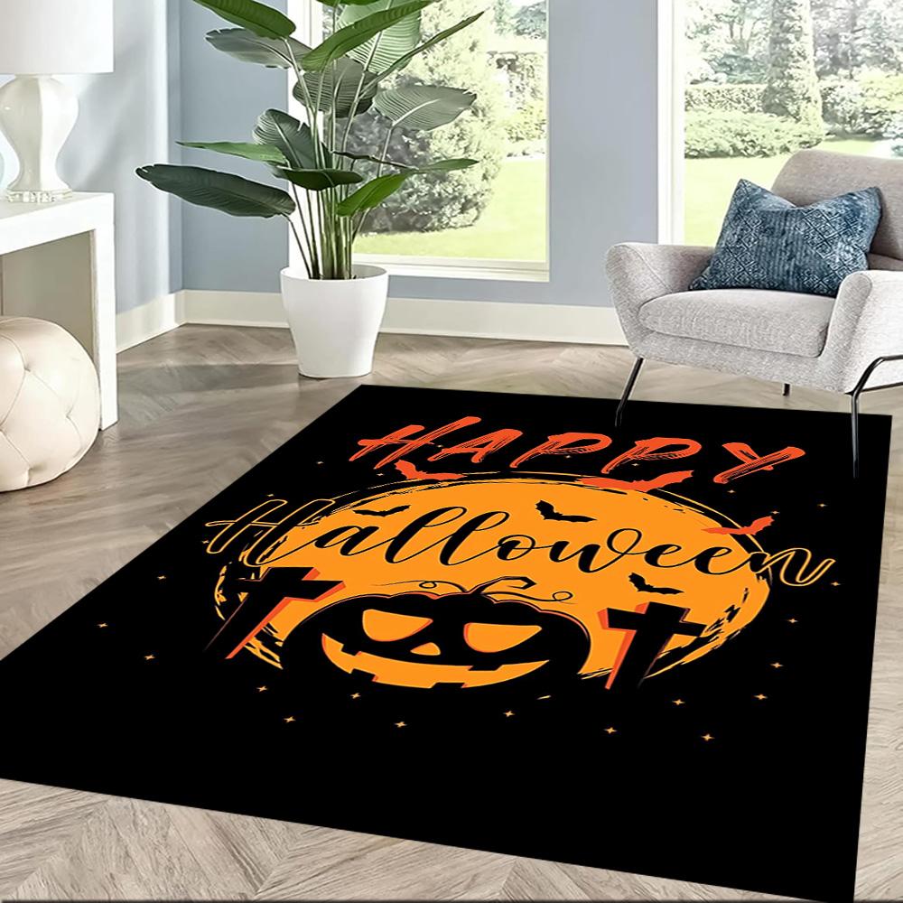 Spooky Halloween Night Floor Mats for Living Room, Bedroom and Room Decoration Are Suitable for Gifts.