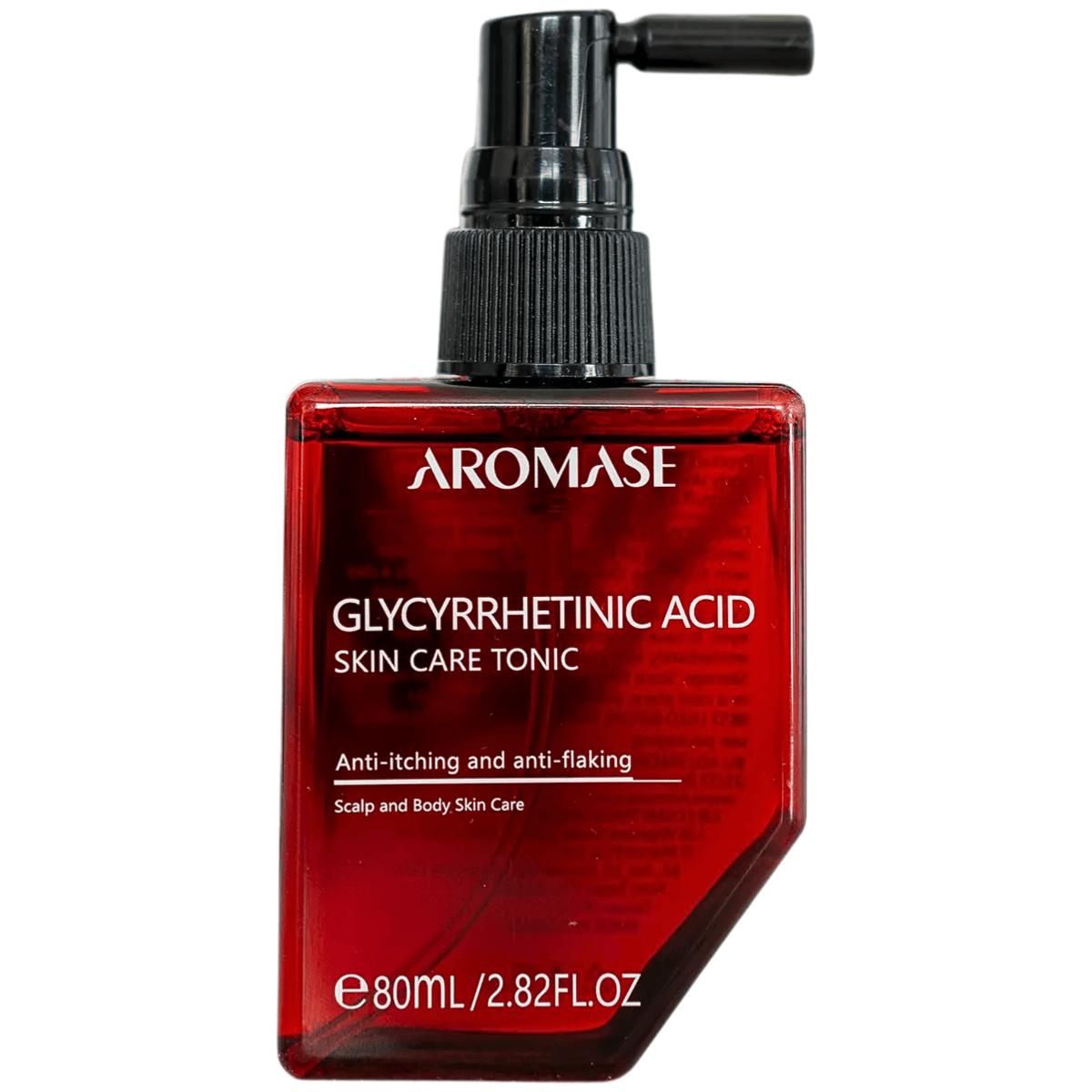 

AROMASE - Тонік для догляду за шкірою з гліциретиновою кислотою, 80 мл Тонік з кислотою гліциретиновою