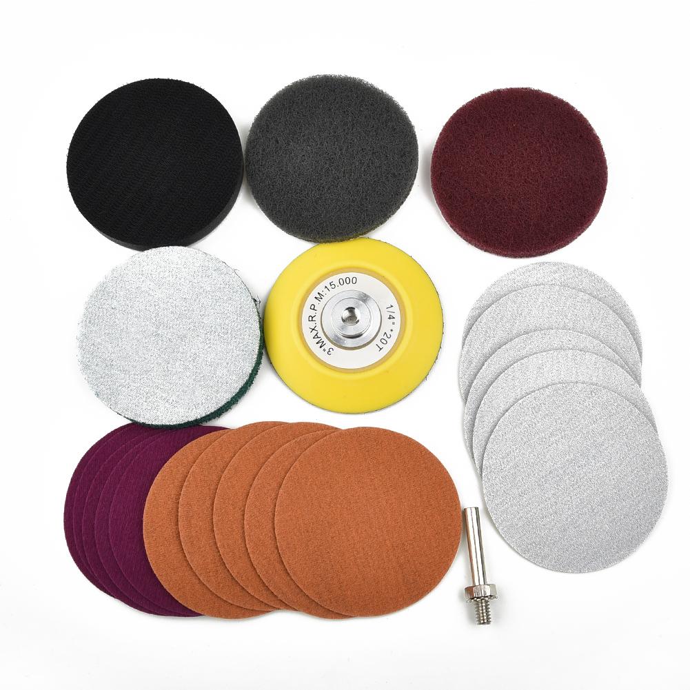 Drill Adapter Headlight Repair Kit Polishing Rotary Tool 3 Inch Waterproof