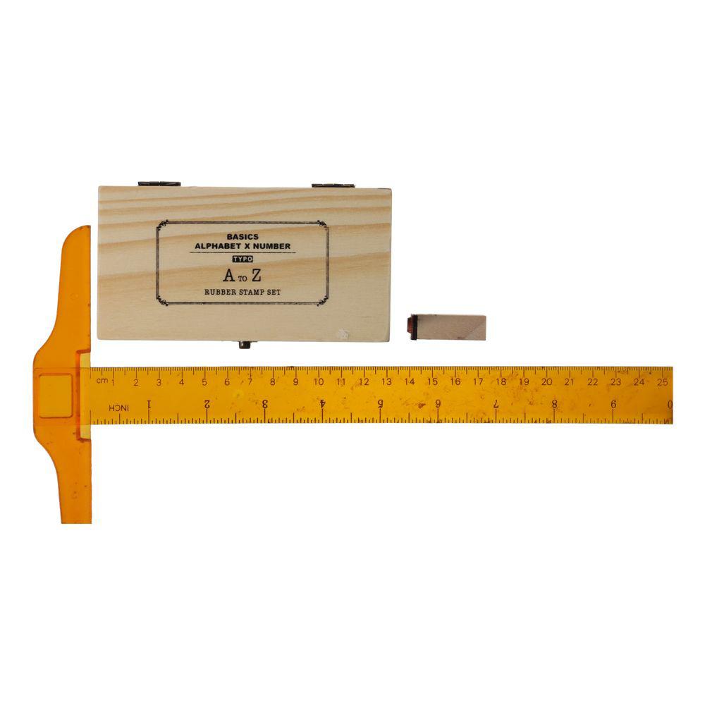 Brown Stamps Wood Wooden Rubber Stamps Journaling Stamps Alphabet Stamps  for DIY